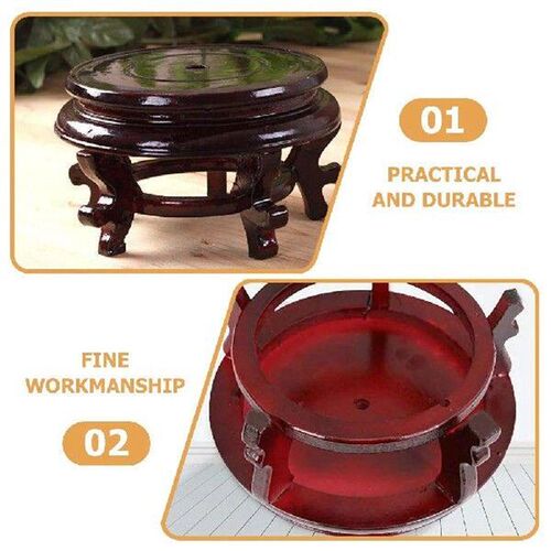 Flower Pot Base Tall Plant Stands Indoor Vase Single Table