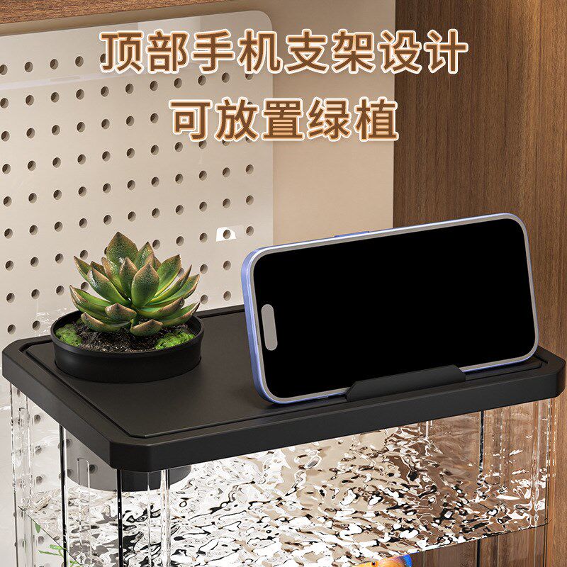 Fish Tank Ecological Aquarium Desktop Tank鱼缸生态水族箱