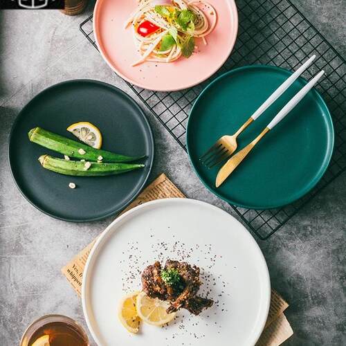 Nordic ceramic Western dish steak dish household plates set