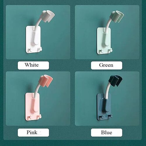1pc Shower Head Holder Self Adhesive Showerhead Bracket Wall
