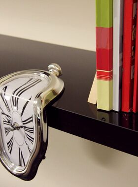 Melting Distorted Wall Clocks Surrealist Salvador Dali Style