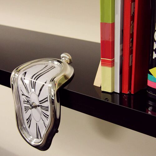 Melting Distorted Wall Clocks Surrealist Salvador Dali Style
