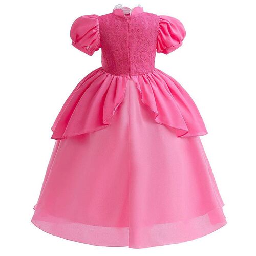 Girl Peach Cosplay Dress Movie Pink Rosaline Ball Gows for P