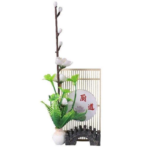 Artificial Flower Ornament Fake Craft for Sushi Plate Set