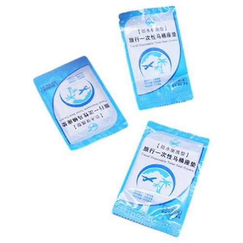 50Pcs Toilet Seat Cover Portable Disposable Travel Toilet
