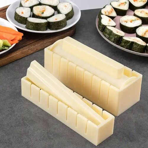 Diy Sushi Maker Rice Circular Mold Seaweed Cake Plastic Mold