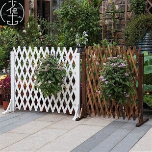 garden wood fence retractable pet small dog