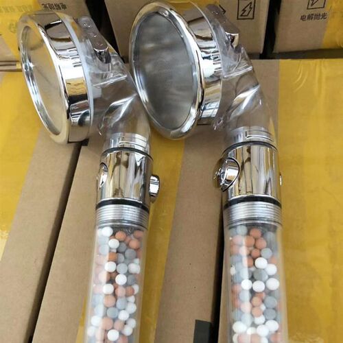 Negative Ion Filter Rain Shower Head Set Water Saving Shower