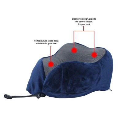 U Shaped Memory Foam Neck Pillows Soft Travel Pillow Massage