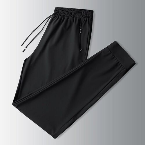 Ice Silk Casual Long Pants Mens Summer New Ice Silk Pants T