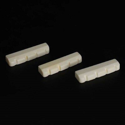 Bass Bone Bridge Saddle and Nut For 4 String Bass Guitar