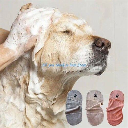62CE Hand Pocket Pet Towels Soft Pet Drying Towel Fashion