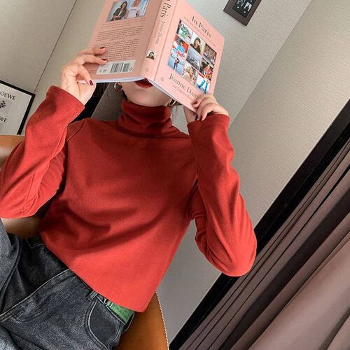 Womens Thermal Underwear Autumn Winter Warm Bottom Shirt Tu