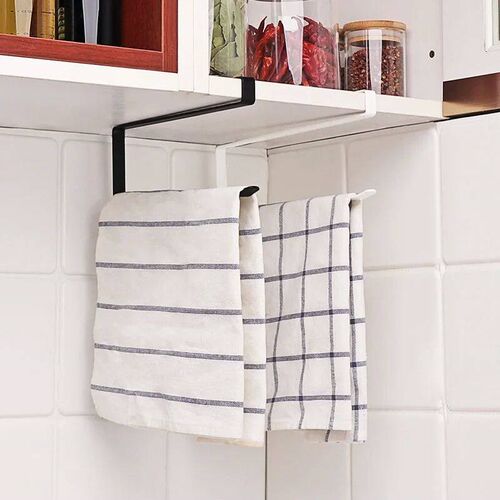 Paper Roll Holder Towel Rack Hanging Shelf Bathroom Storage