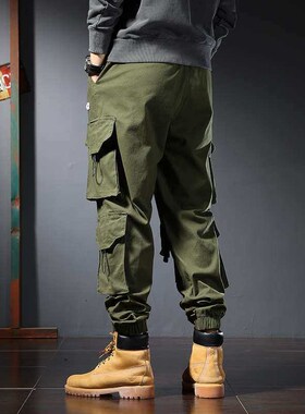 31306 Tooling Bunle Leg Haren Pants Mens Wie Leg Loose Plus