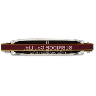 New silver Suzuki 1072 Folk Master Harmonica 10 Ho Blues Key