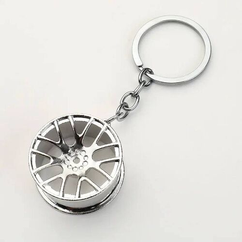 Metal Keychain Car Wheel Key Chain Auto Key Ring Pendant Car