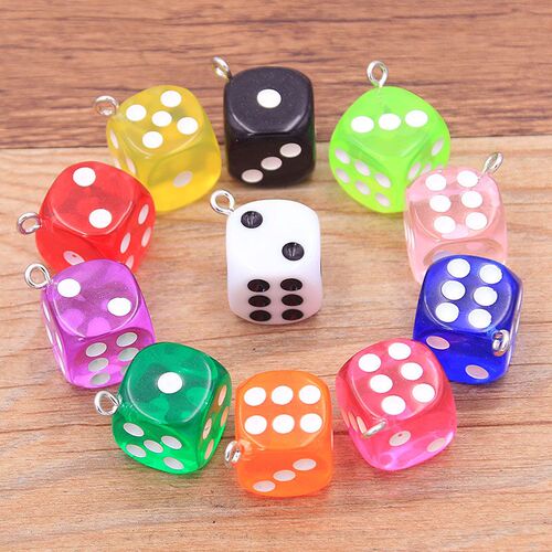 10Pcs 27 Styles Mix Fruit Animals Flowers Sieve Resin Earrin