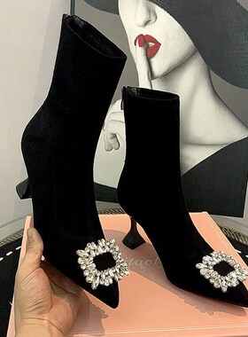Ankle Boots Women Boots Women Shoes Woman Fashion High-heele