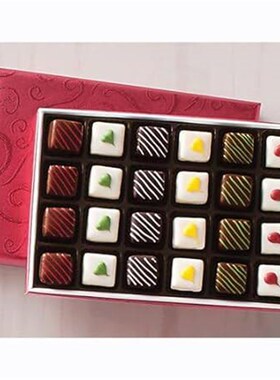 The Swiss Colony Christmas Petits Fours - Assorted Chocol