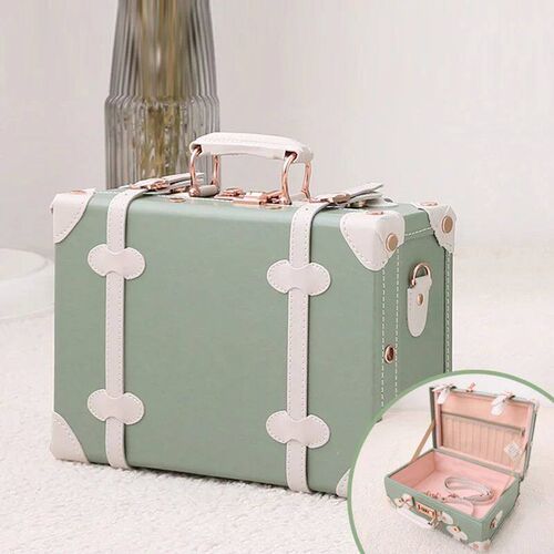 2023 new suitcase female small lightweight password box trol