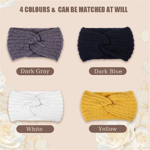 4piece Bohemia Headbands Braided Stable Fixation And Good