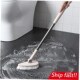 brush tile floor bathroom broom handle cleaning mop long