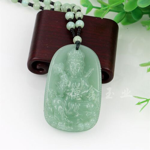 Dongling Jade Woolen Chain Dongling Jade Guanyin Buddha Neck