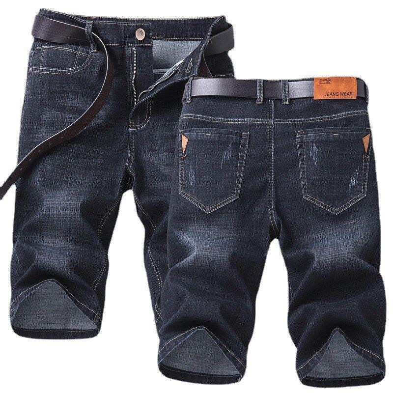 Summer Thin Straightfit Relaxed 5Pocket Jeans for Men Mens C图片
