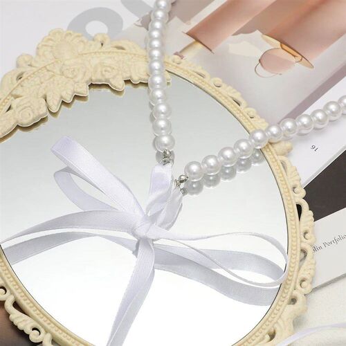 2023 Accessories Fashion Imitation pearl  Beaded Clavicle Ch
