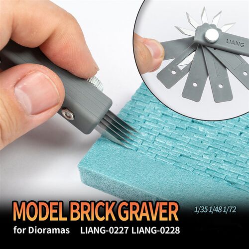Model Brick Carving Knife Model Scene Making Tool Wall Brick