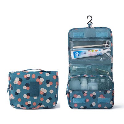 Nylon Hook Cosmetic Bag Women Makeup Bag High Capacity Toile