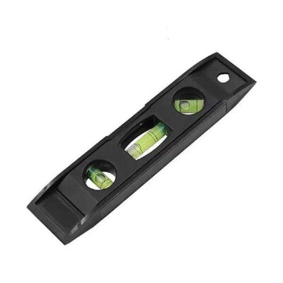 1~4PCS Horizontal Ruler 3 Bubble Spirit Level Magnetic ABS