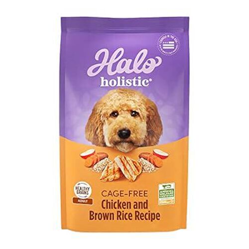 Halo Holistic Dog Food, Complete Digestive Health Cage-Fr