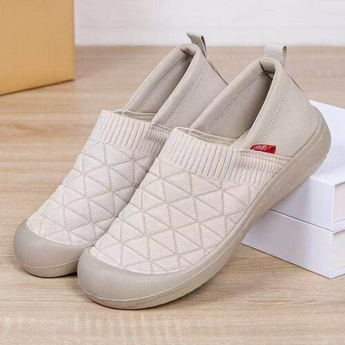 Womens Single-layer Shoes Non-slip Soft-soled 1 Slip-on Laz