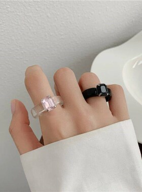 Fashion Luxury Irregular Geometric Transparent Colorful Crys