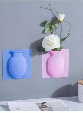 Sucker Silicone Vase Office Home Decorations Accessories y M