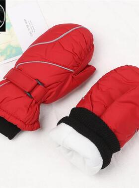 1Pair New Fashion Children Kids Winter Snow Warm Gloves Boys