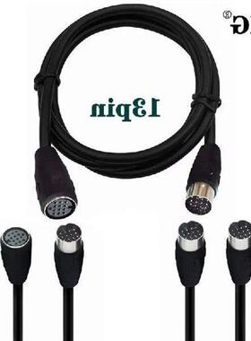 DIN 13Pin Male to Male Female 13-Pin Extended Cable large