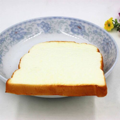 1Pc 14CM Jumbo Soft Scent Sliced Bread Toast Kids Toy Hand P
