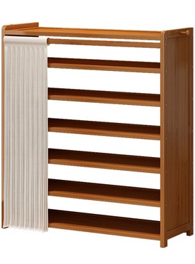 Simple shoe cabinet dust-proof shoe rack at the entrance