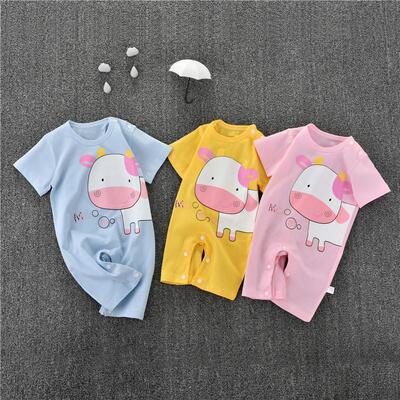 Newborn Baby Clothes Boy Girl Cute Animal Print?Baby Romper