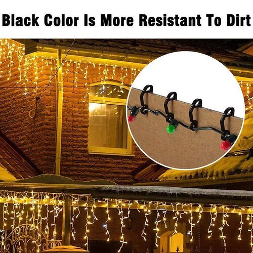 120 Pack Christmas Light Clips Outdoor -Weatherproof Christm