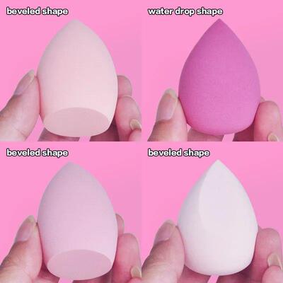 4pcs Makeup Sponge Powder Puff Dry and Wet Combined Beauty C