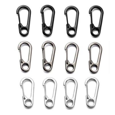 5/10pcs Lobster Clasp Buckle Keychain Carabiners Outdoor Cam