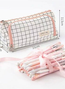 Pencil Case Kawaii School Pen Case Supplies Cute Pencil Stor
