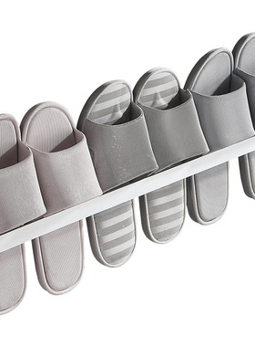 Slipper Rack  Towel Hanger Wall-Mounted Shoes Storage Rack P