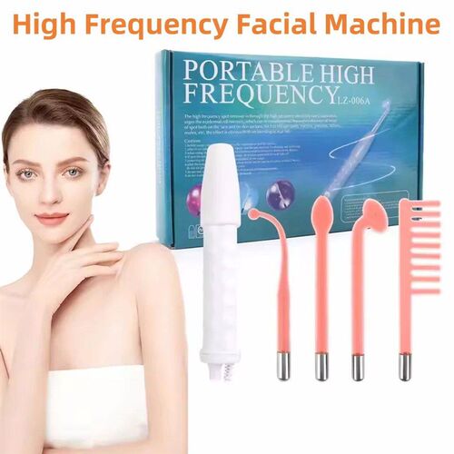 Hgh Frequency Facal Machne 4 n 1 Handheld Electrc For Face S