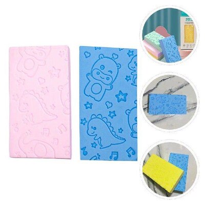 Scrub Brush Shower Puff Baby Bath Sponge Exfoliating