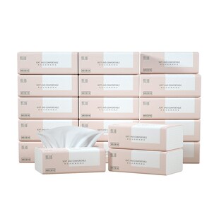 60-pack tissue加量纸抽家用原木便携抽取式面巾纸